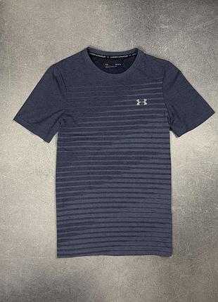 Under armour футболка базова спортивна сіра м
