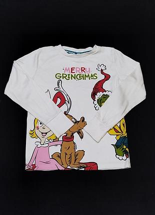 Новогодний лонгслив «гринч» george 110-116р 8220