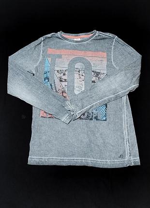 Лонгслив s.oliver в стиле acid wash 134-140р 8216