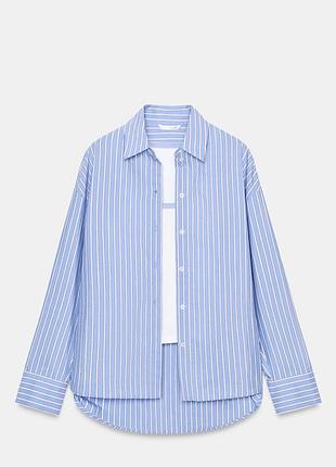 Сорочка zara оверсайз