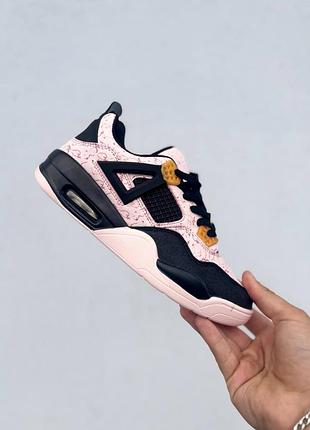 Nike air jordan 4 mid black pink
