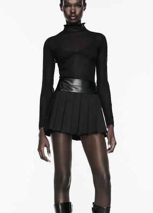 Спідниця-шорти жіночі стильна zara s, m