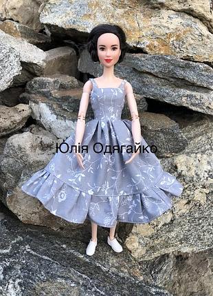 Одяг для ляльки барбі, сарафан. плаття для ляльок barbie