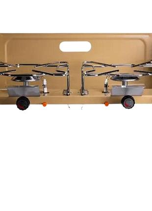 Газова плита портативна кемпінгова з п'єзопідпалом 5200 вт hp-ds3-6