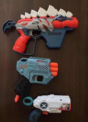 Набір бластерів (nerf, zuru x-shot). іграшковий пістолет. бластер
