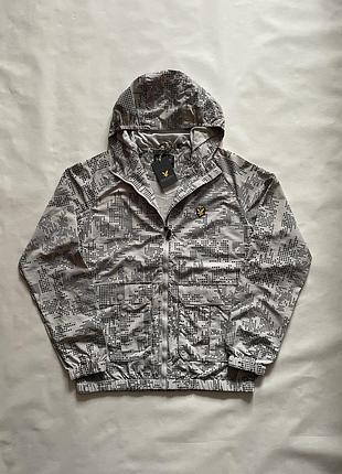 Куртка lyle & scott reflective jacket white | оригінал
