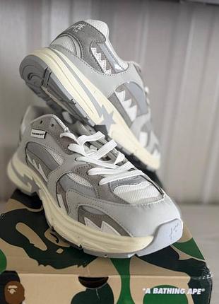 Кросівки a bathing ape bape x mastermind чорні/сірі 41р(26,5см)