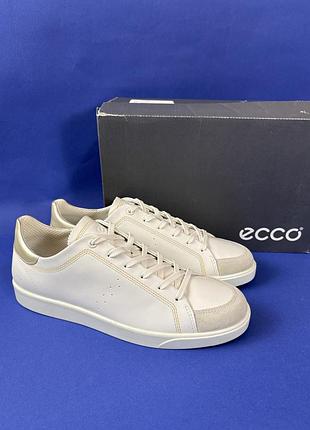Жіночі шкіряні білі кеди кросівки ecco street lite 41 розмір