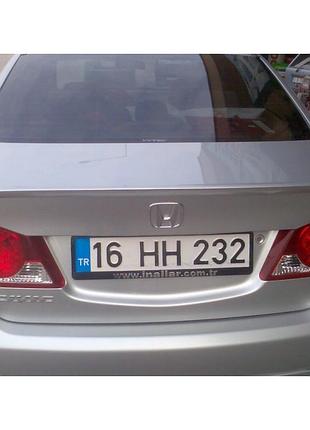 Спойлер inche (под покраску) для honda civic sedan viii 2006-2011 гг