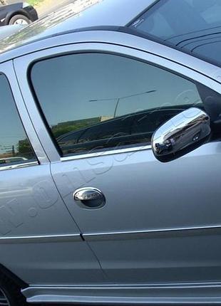 Молдинг дверний (4 шт, нерж.) для opel corsa c 2000-2006 рр