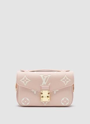 Сумка louis pochette métis vuitton east west bag bicolor pink/white