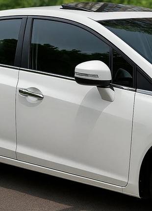 Наружные молдинги окон нержавейка omsaline (6 шт) для honda civic sedan ix 2011-2016 гг