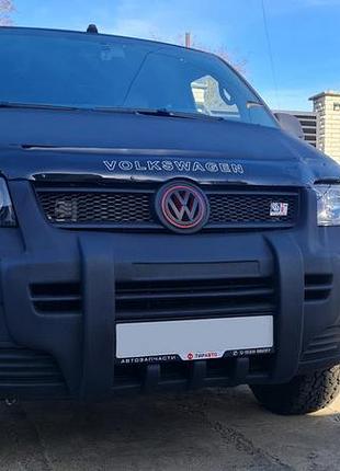Передняя губа (под покраску) для volkswagen t5 transporter 2003-2010 гг