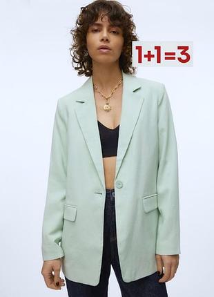 1+1=3 🎁 м'ятний піджак жакет блейзер від  vero moda