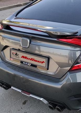 Спойлер isikli (под покраску) для honda civic sedan x 2016-2021 гг