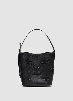 Сумка louis all in bb bag monogram vuitton empreinte leather black