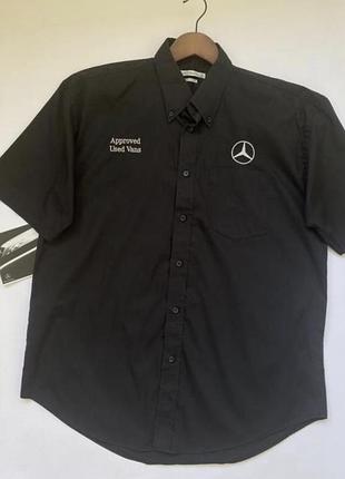 Фирменная рубашка mercedes-benz approved used vans оригинал