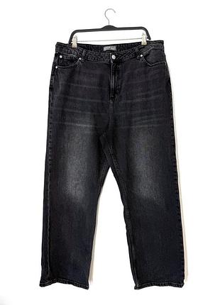 Чорні широкі джинси denim co plus size