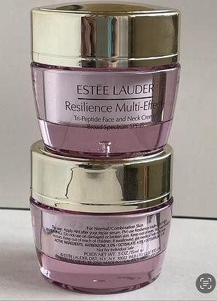 Оригінал! денний ліфтинговий крем estee lauder resilience multi-effect spf 15 для сухої шкіри обличчя та шиї