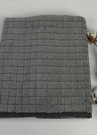 Рушник pupilla 70x140 arya model-2 сірий