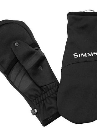 Перчатки simms freestone foldover mitt black xxl (13110-001-60)