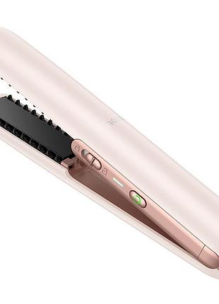 Беспроводной выпрямитель для волос hoco hp46 explicit with digital display pink