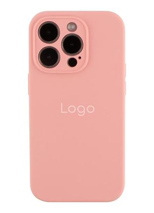 Чехол silicone case full size with frame для iphone 14 pro мятная упаковка 09.white