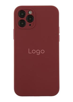 Чехол silicone case square full camera для iphone 11 pro мятная упаковка 09.white