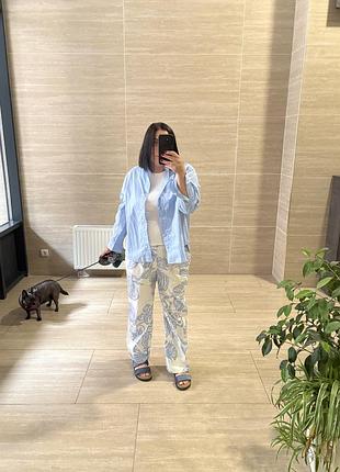 Блакитна сорочка  zara