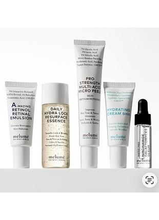 Стартовий подарунковий набір для першого знайомства мелуме melume skinsational starter kit