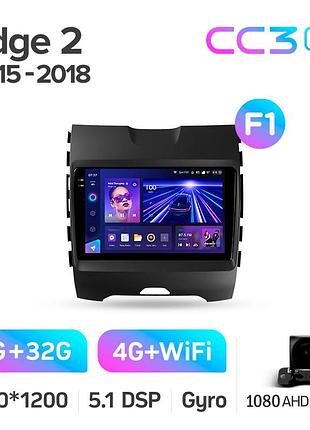 Штатна магнітола teyes cc3 2k 4+32 gb ford edge 2 2015-2018 (f1) 9"
