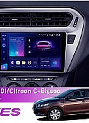 Штатна магнітола teyes cc3 2k 4+32 gb peugeot 301, citroen c-elysee (1 din) 2012-2016 (f2) 9"