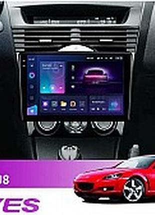 Штатна магнітола teyes cc3 2k 4+32 gb mazda rx-8 se (1 din) 2003-2008 9"
