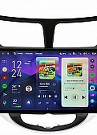 Штатная магнитола teyes cc4 2k 6+64 gb hyundai solaris 1 2010-2016 9"