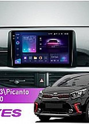 Штатна магнітола teyes cc3 2k 4+32 gb kia morning 3\picanto (1 din) 2017-2020 9"