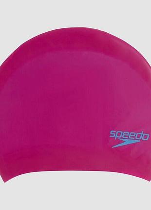 Стильна дитяча шапочка для плавання speedo long hair cap ju рожева
