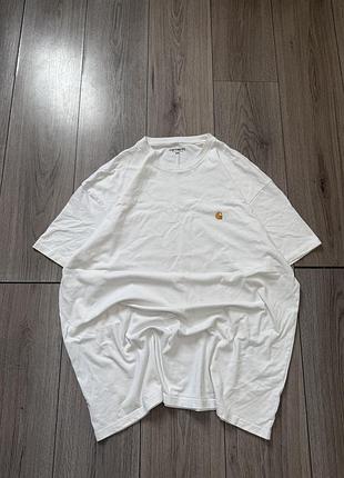 Чоловіча футболка carhartt розмір xxl білий
