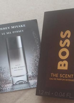 Набор мужских пробников boss the scent+issey miyake, 2 шт