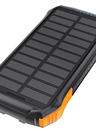 Повербанк choetech 10000 mah 2×usb-a usb type-c qi 5w black-orange (b659-or)