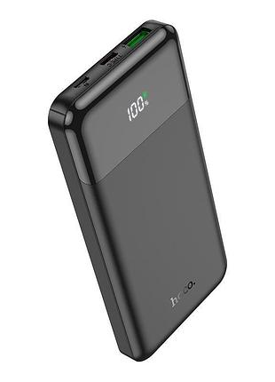 Повербанк hoco j102 10000 mah usb-a usb type-c черный (24483)