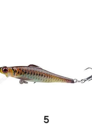 Воблер рыболовный minnow блесна 5гр 6,9см