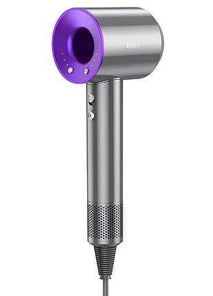 Фен для волос hoco hp11 plus с отрицательной ионизацией (1600w) purple