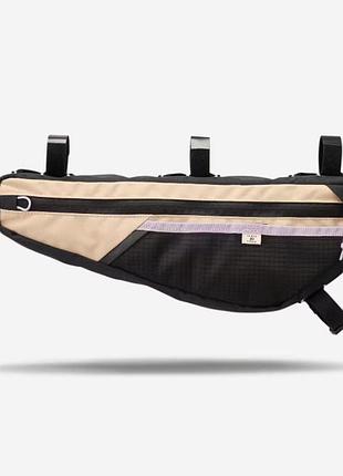 Велосипедна сумка на раму (велосумка) rockrider advt 500 half-frame 2 л бежевий