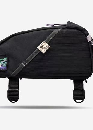 Велосипедная сумка на раму (велосумка) rockrider advt 500 top tube 1,5 л черный