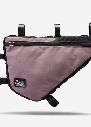 Велосипедна сумка на раму (велосумка) rockrider advt 500 full frame 5 л рожевий