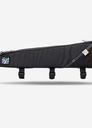 Велосипедная сумка на раму (велосумка) rockrider advt 500 top tube 1,4л черный