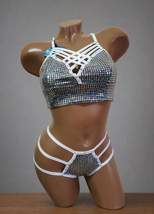 Жіночий сценічний комплект  exotic dance, strip dance, go-go розмір s