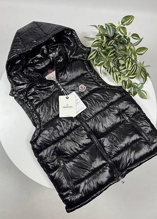 Жилетка moncler чорна