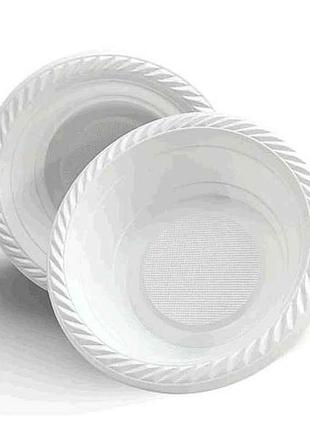 Миска одноразова 350мл, глибока (10шт) 12352 тм plastimir