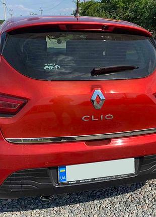 Кромка багажника (hb, нерж) для renault clio iv 2012-2019 рр